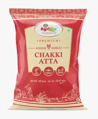 Agrilite Whole Wheat Chakki Atta (Whole-Gehuro otta)  (10 kg)