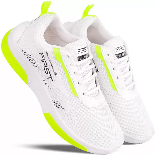 Exclusive Range of Stylish Comfortable Sports Sneakers Running Shoes Running Shoes For Men  (White)